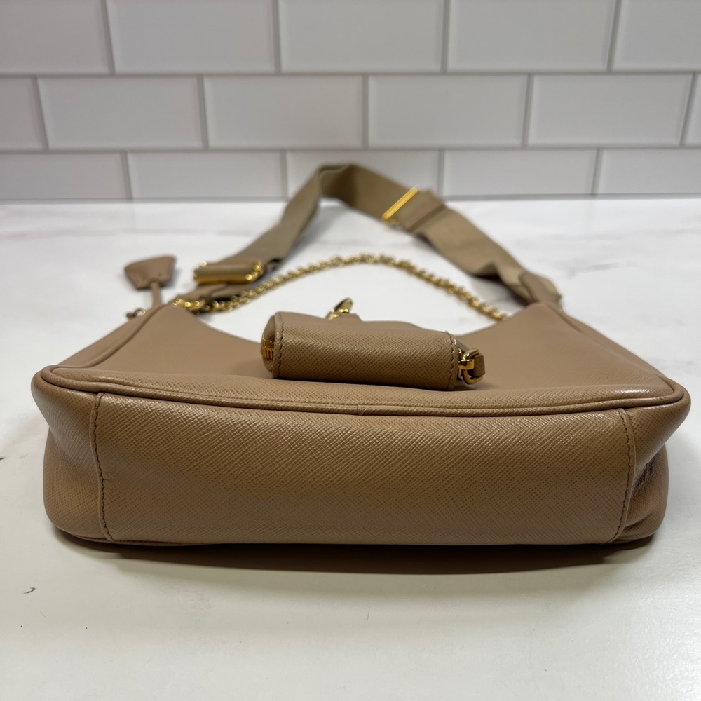Prada Re-edition Reedition 2005 Saffiano Leather Shoulder Bag Crossbody Purse - Picture 4 of 11